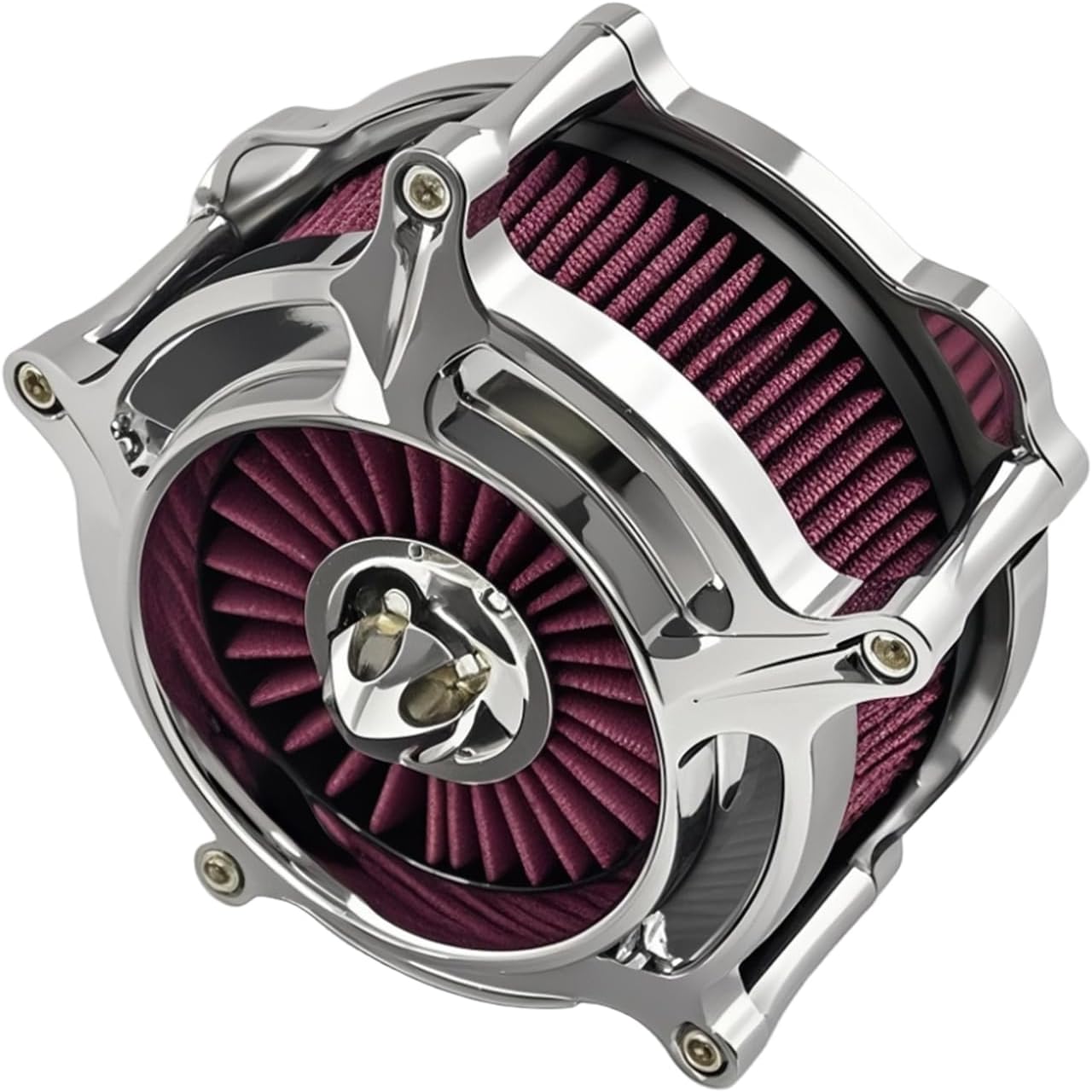 Harley Air Cleaner Davidson Filter for Intake Cleaners Harley Softail Touring Street Road King Glide Powersports Filters C-For Softail 93-15 Dyna Twin Cam 93-17 Touring 93-07Red