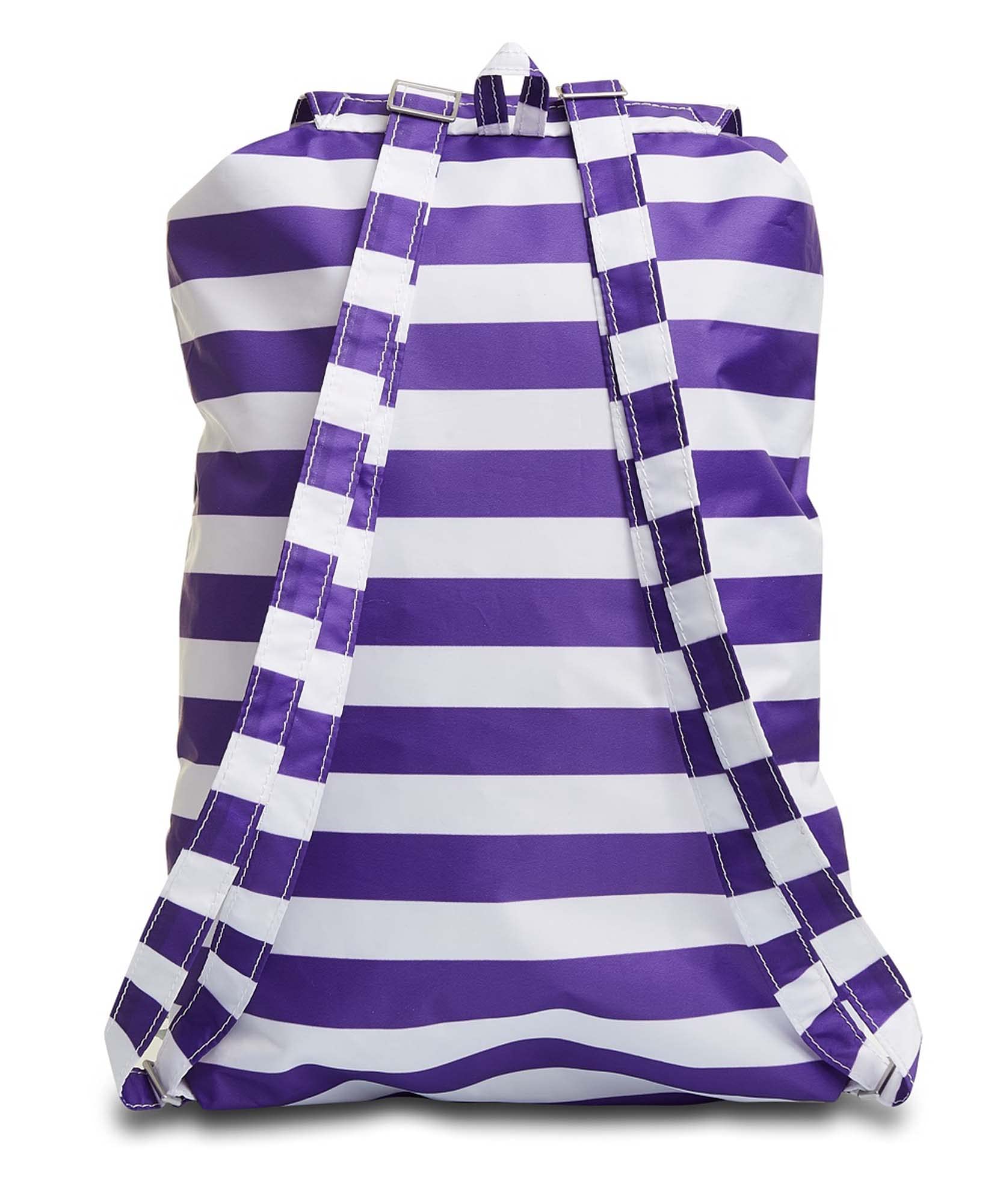 INVICTA Zaino - MINISAC NEXT - Richiudibile e Tascabile - Viaggio & Tempo Libero - Zainetto Uomo Donna a Righe - ICONA - PACKABLE
