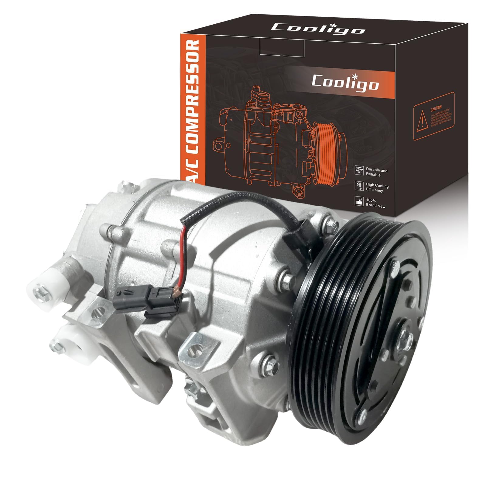 Photo 1 of CO10886C Air Conditioner A/C AC Compressor with Clutch Compatible with Nissan Altima/Sentra 2007 2008 2009 2010 2011 2012 L4 2.5L