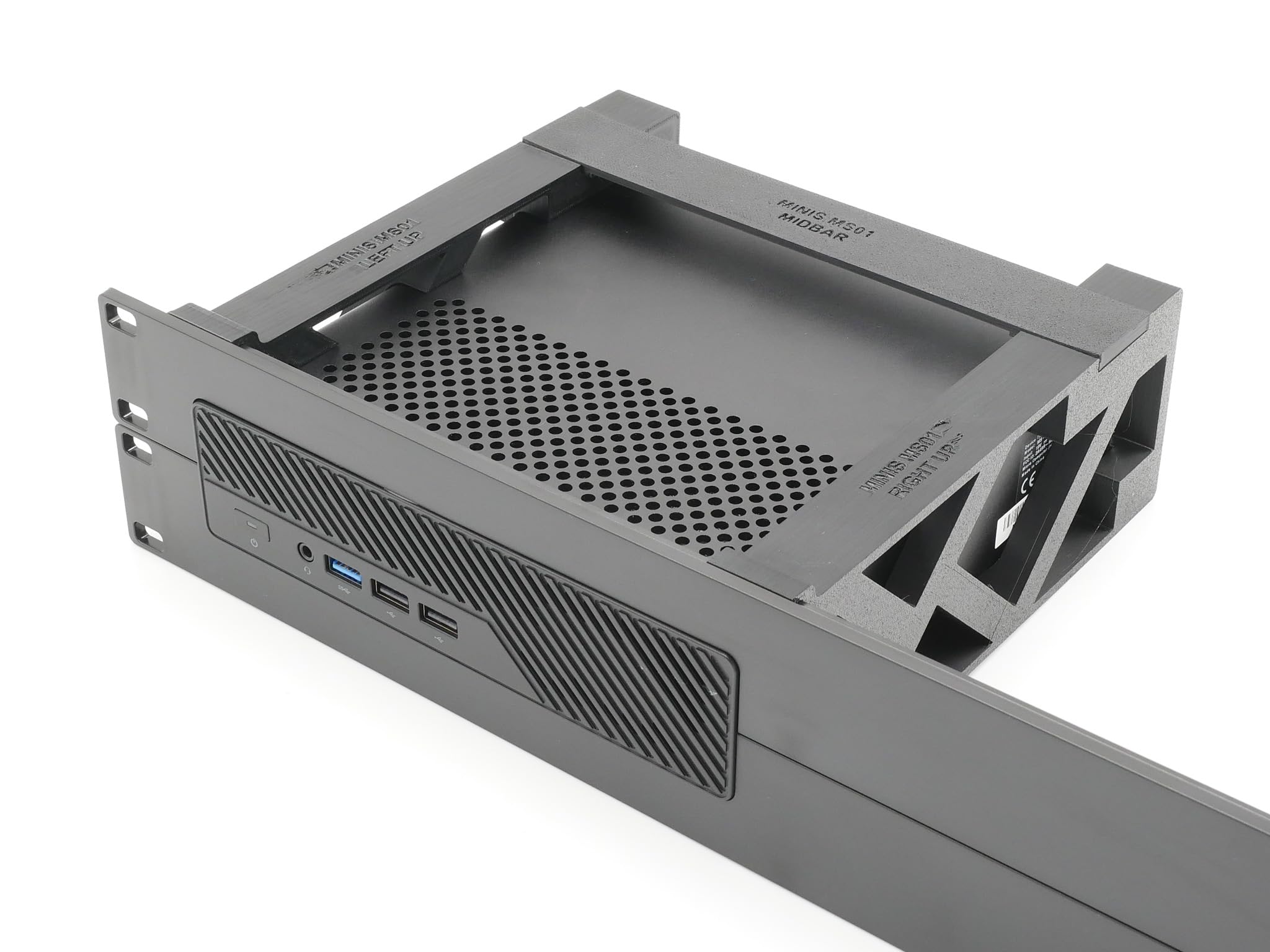 Rack Mount for 2 MiniSforum MS-01/MS-A1/MS-A2/MS-R1 19inch 2U