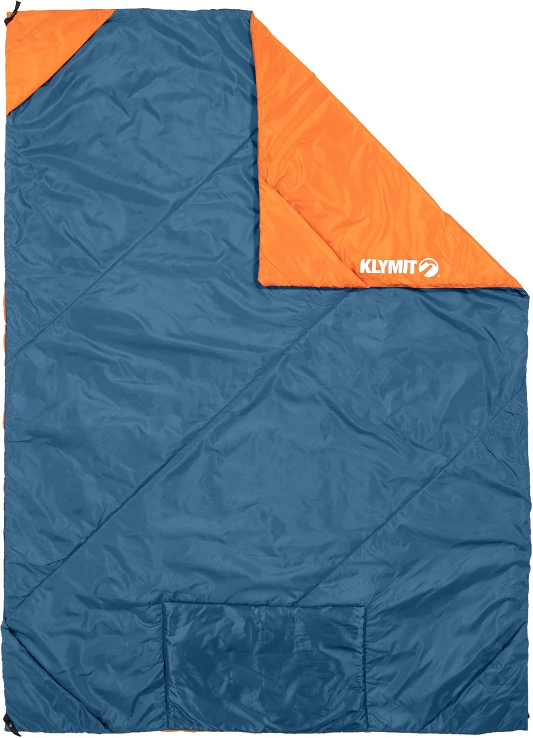 Klymit Versa Packable Camping Blanket & Comforter, Blue/Red