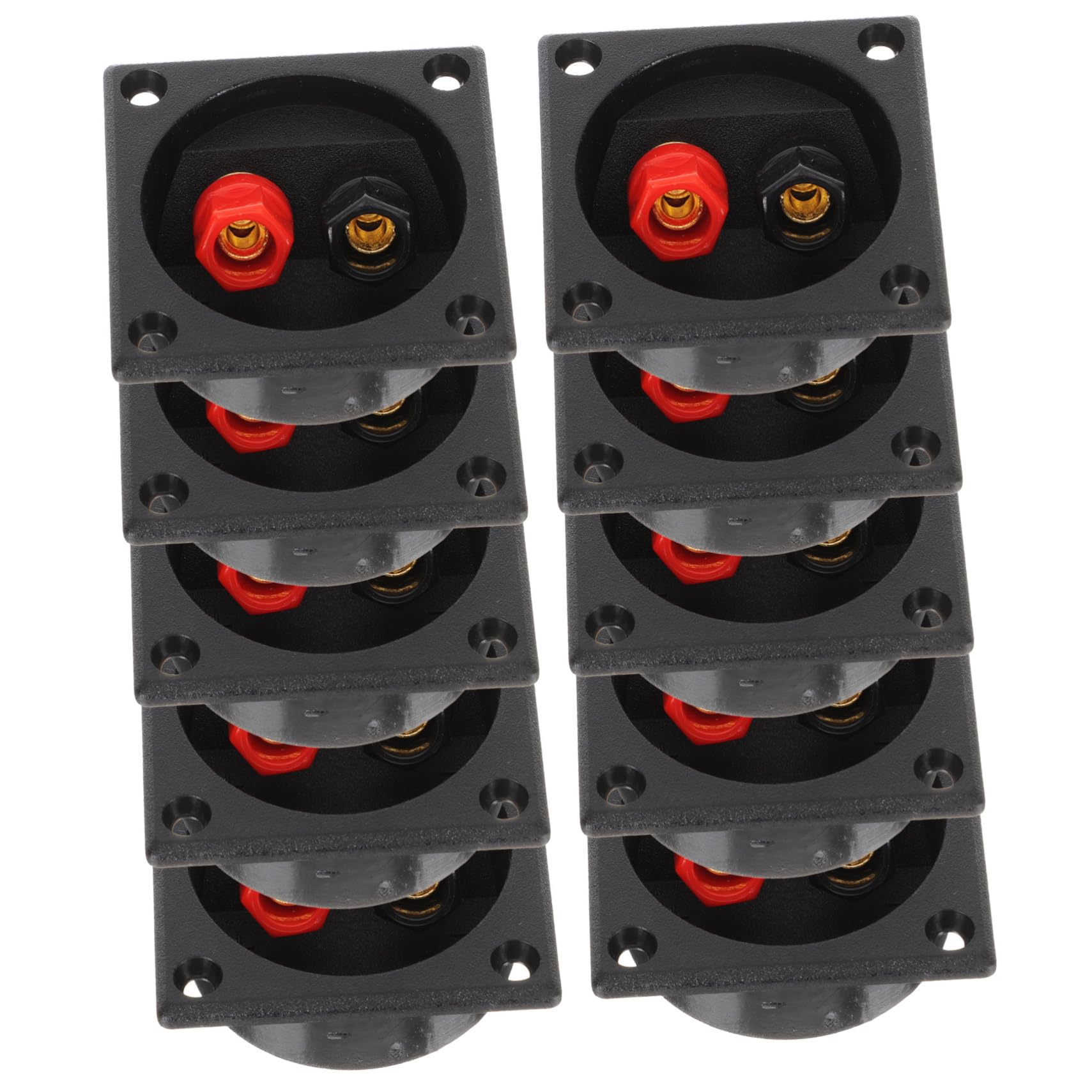 NUOBESTY 10Pcs Car Speaker Box Connector Reliable Speaker Terminal Wire Connectors Easy Installation for Subwoofer Boxes and Configuration