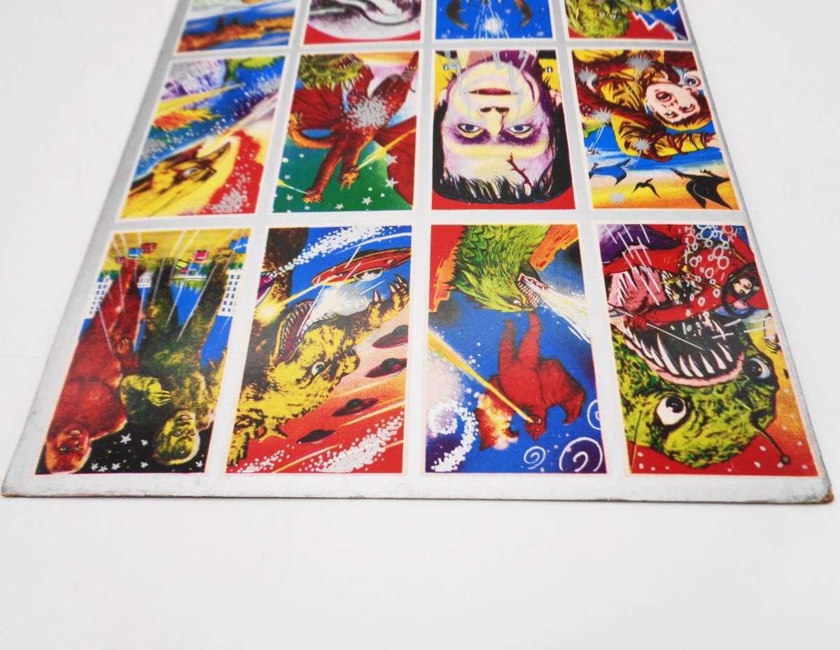 Amazon | 1960年代メンコ 面子シート 特撮 和洋怪獣＆怪人 東宝