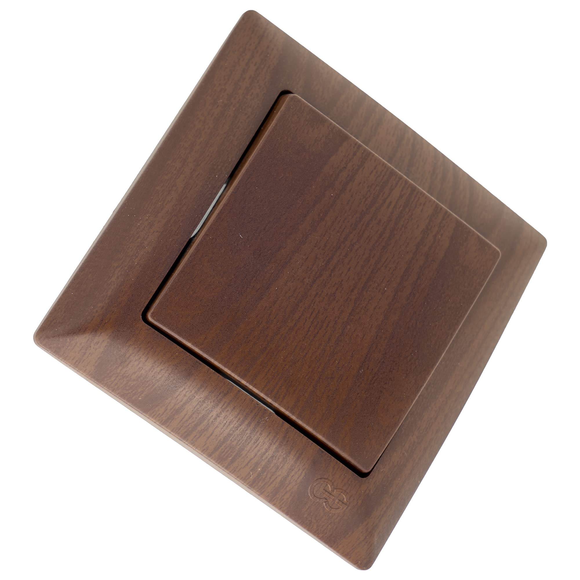 Gunsan Visage – Telaio Porta Interruttore 1 Modulo, Alloggiamento A Parete, Colore Argento, 82x82 Mm