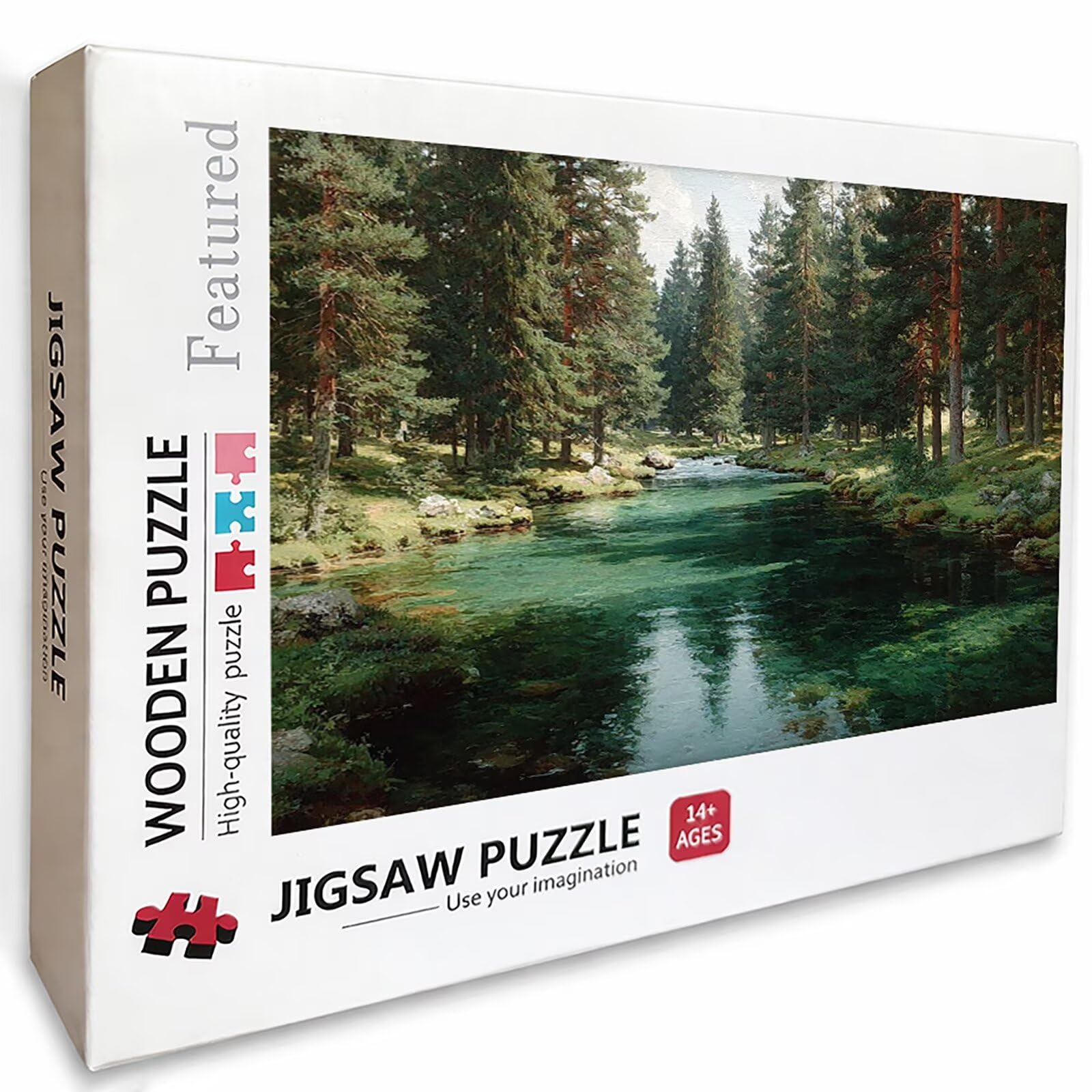 Baum Holz Puzzles 156x105cm, Sicht Jigsaw Puzzles 5000 Teile für Erwachsene Mit Box, EIN Herausforderndes Rätsel Game, Farbenfrohes Legespiel, Geeignet für die meisten Gruppen, Geschenke, T-3299