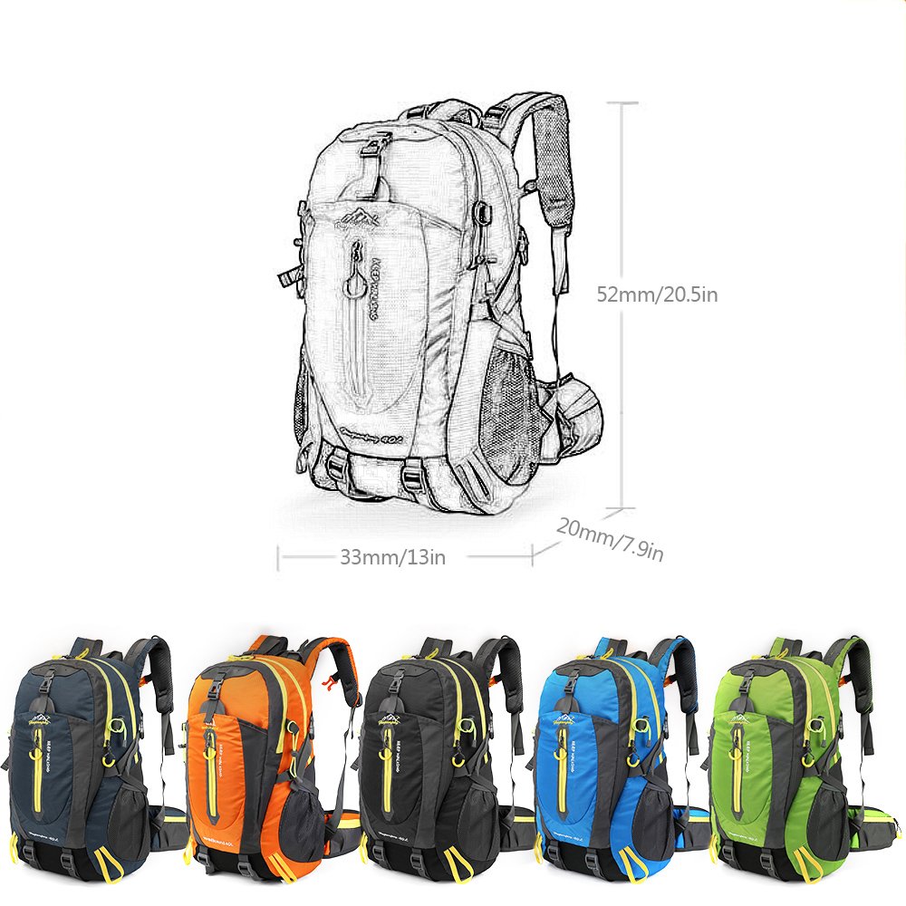Lixada 40l resistente al agua viaje mochila campamento senderismo mochila portátil senderismo senderismo mochila senderismo Climb espalda bolsas para hombres mujeres