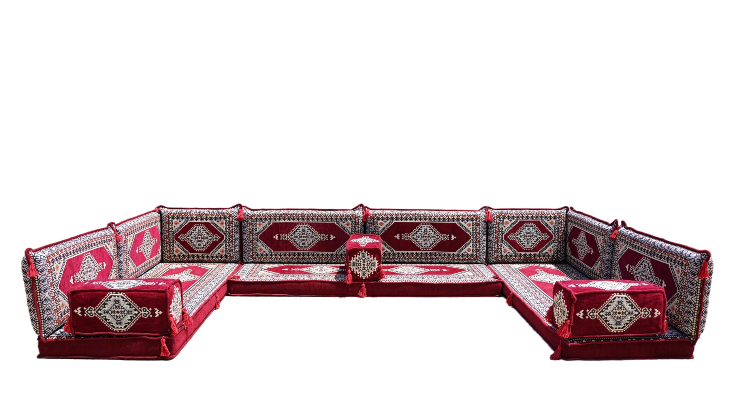 arabicsofa Traditional Arabic Floor Sofa Set – Moroccan Floor Sofa – Jordanian Iraqi Living Room