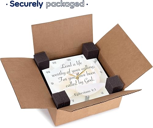 Miniatura 6 de 3dRose Lead a Life Worth of Your Calling Bible Verse on Pastel Rose... - Relojes de pared (DPP_328451_3)