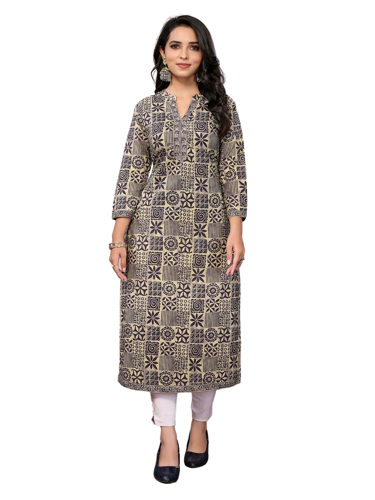 rangita Women's Cotton Regular Fit Casual Kurta-picture-26