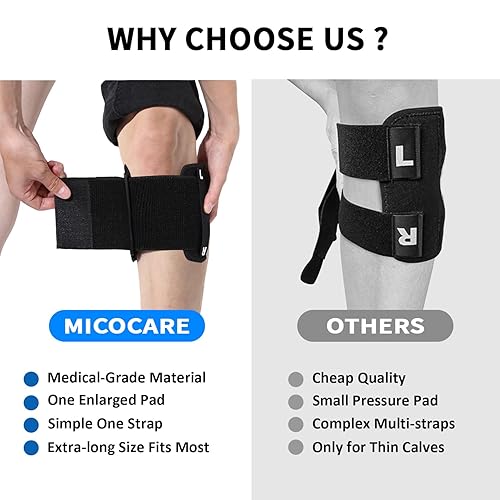 Miniatura 4 de Paquete de 2 soportes para aliviar el dolor de ciática  Dispositivos de alivio del dolor del nervio ciático mejorados 2025, rodilleras con