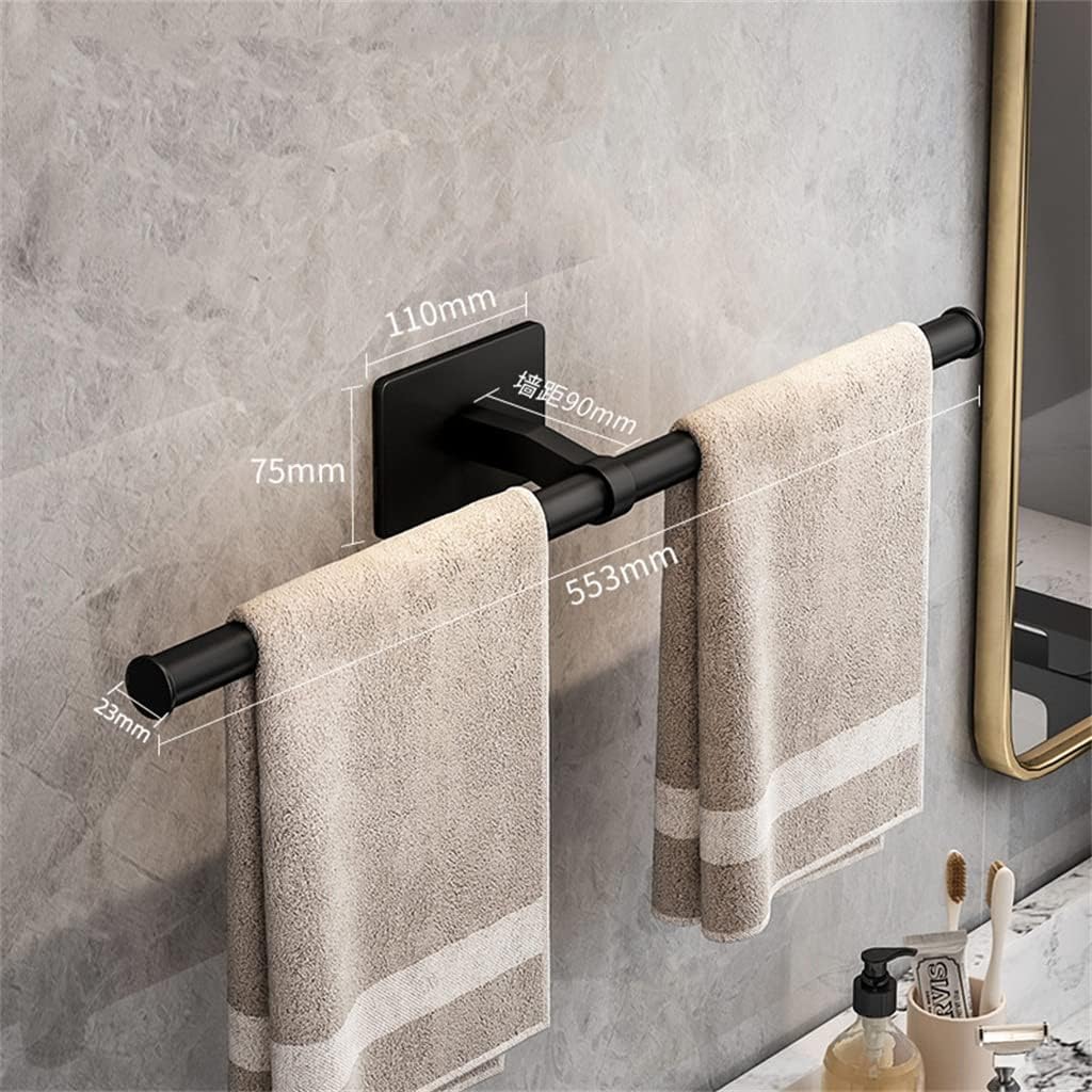 Simple Towel Rack Bathroom Punching-Free Rack Bathroom Creative Bilateral Single Pole Towel Rack Storage Shoe Rack