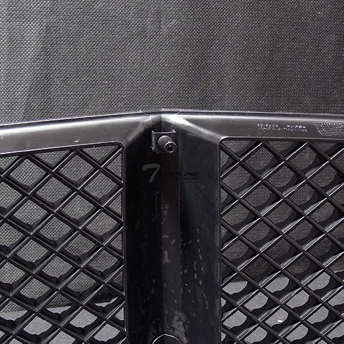 Miniatura 7 de TLAPS 7422452534514 para Dodge Charger 2005 2006-2010 rejilla de parachoques delantero de malla negra brillante