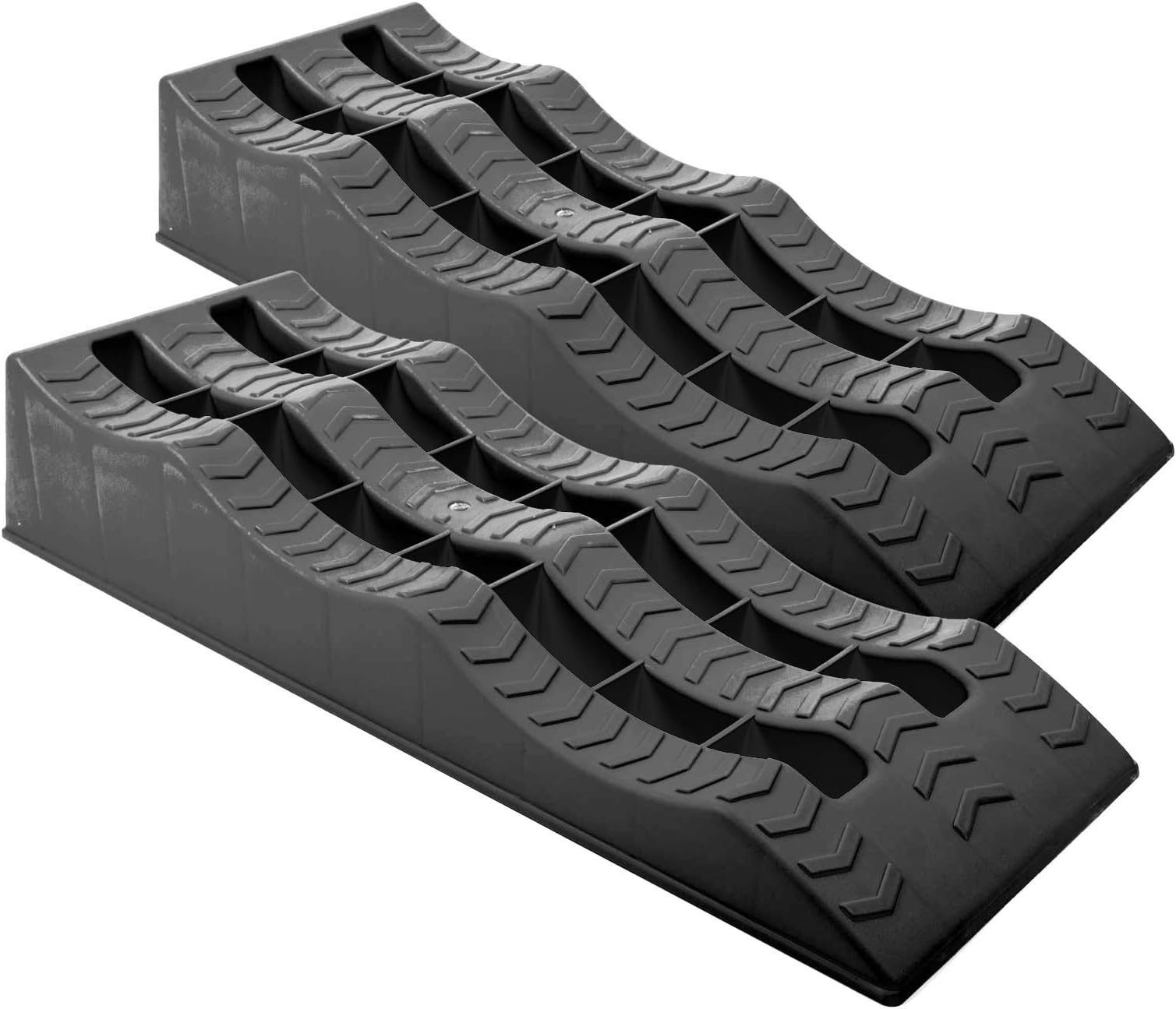 Farosun Auffahrkeile 4er Set - Rutschfeste Keile Für Wohnmobile Bis 5000kg