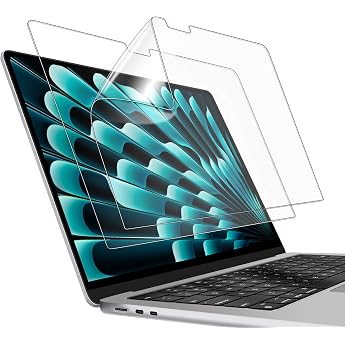 JETech 2 x Matte Screen Protector for MacBook Air 13 Inch M2-M5