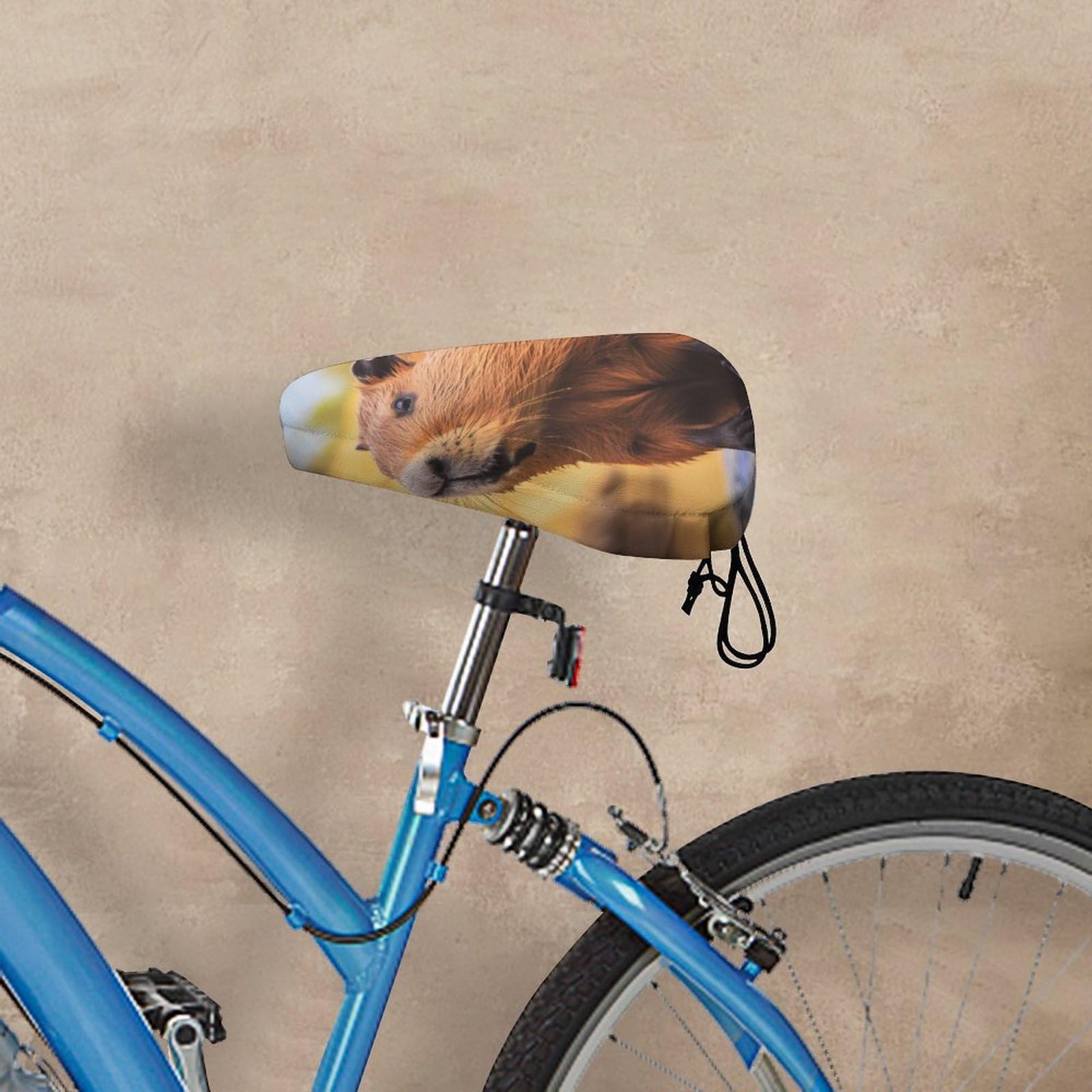 Cute Capybara Bike Seat Cover Protettiva Bicicletta Sella Copertura per Bicicletta