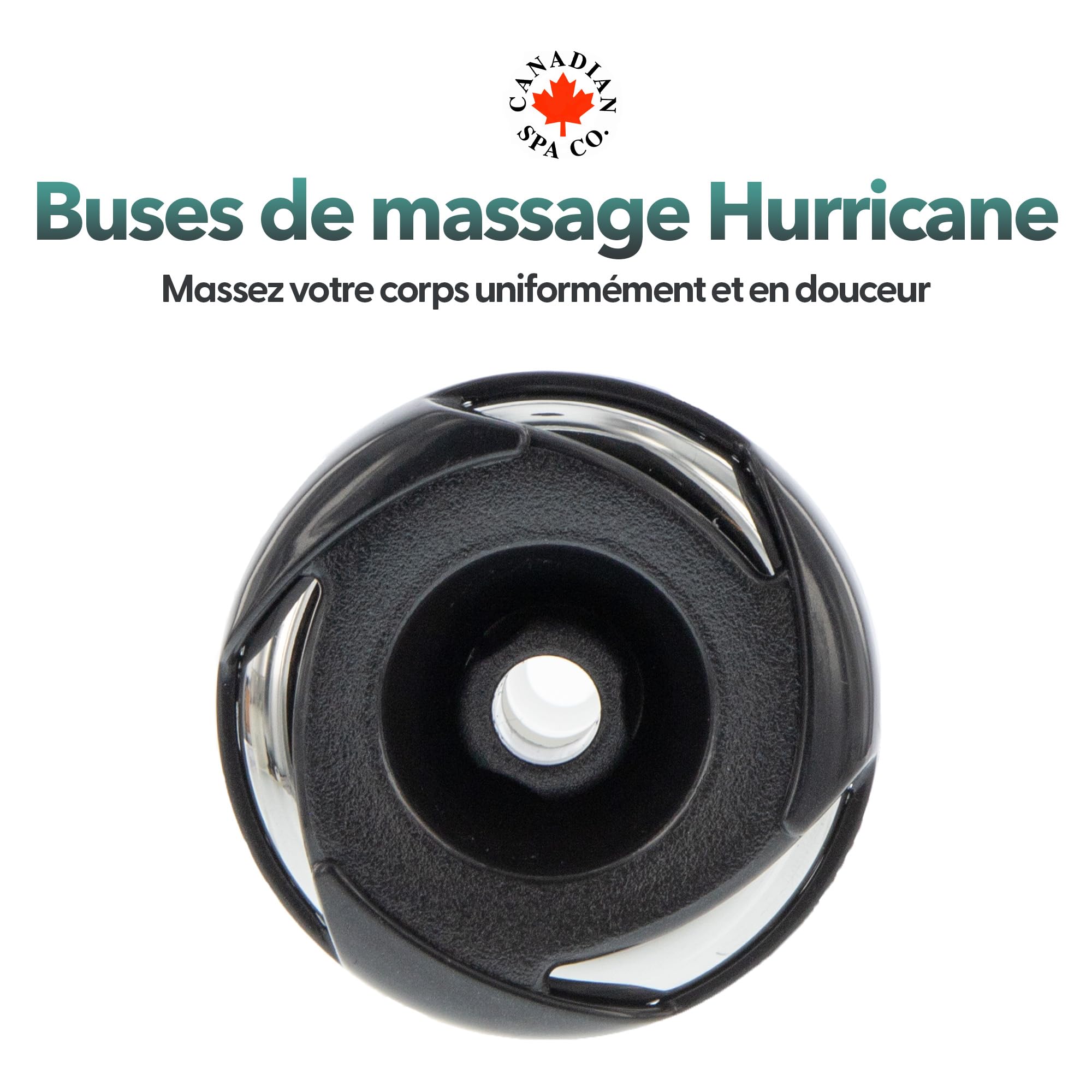 CANADIAN SPA CO. Hurricane Buse Directionnelle Buse de Massage Piscine Ø 90 mm Accessoire Piscine