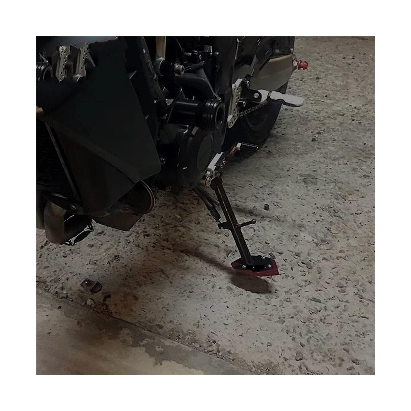 Per TRK502 TRK502X TRK 502 502X Moto CNC Cavalletto Laterale Supporto Estensione Piastra Ingrandisci Imbottitura Piastra Cavalletto Laterale Moto