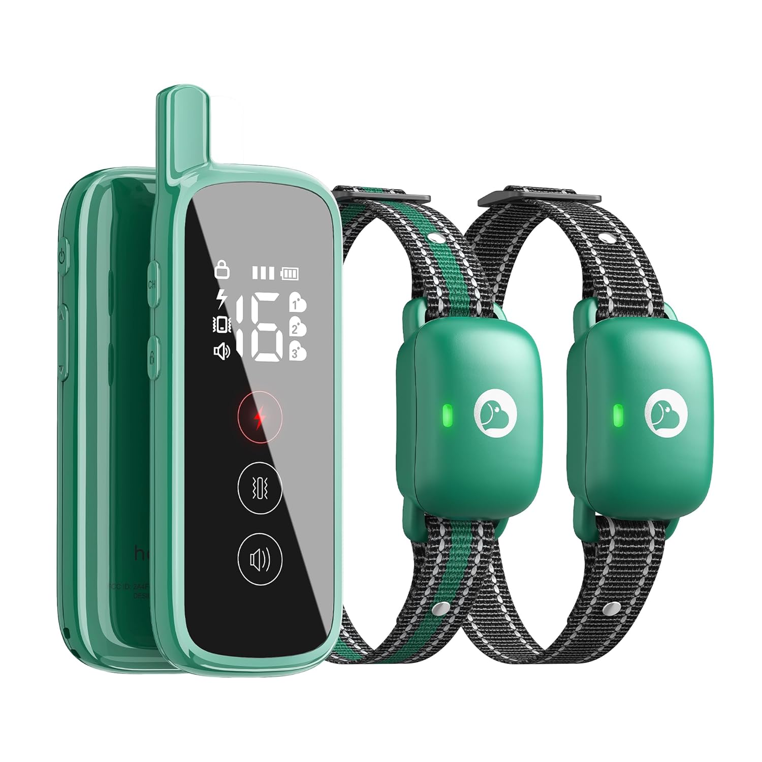 Dog Shock Collar Featuring A Touch Screen E-Collar with Security Lock and 3 Training Modes Rechargeable Waterproof Dog