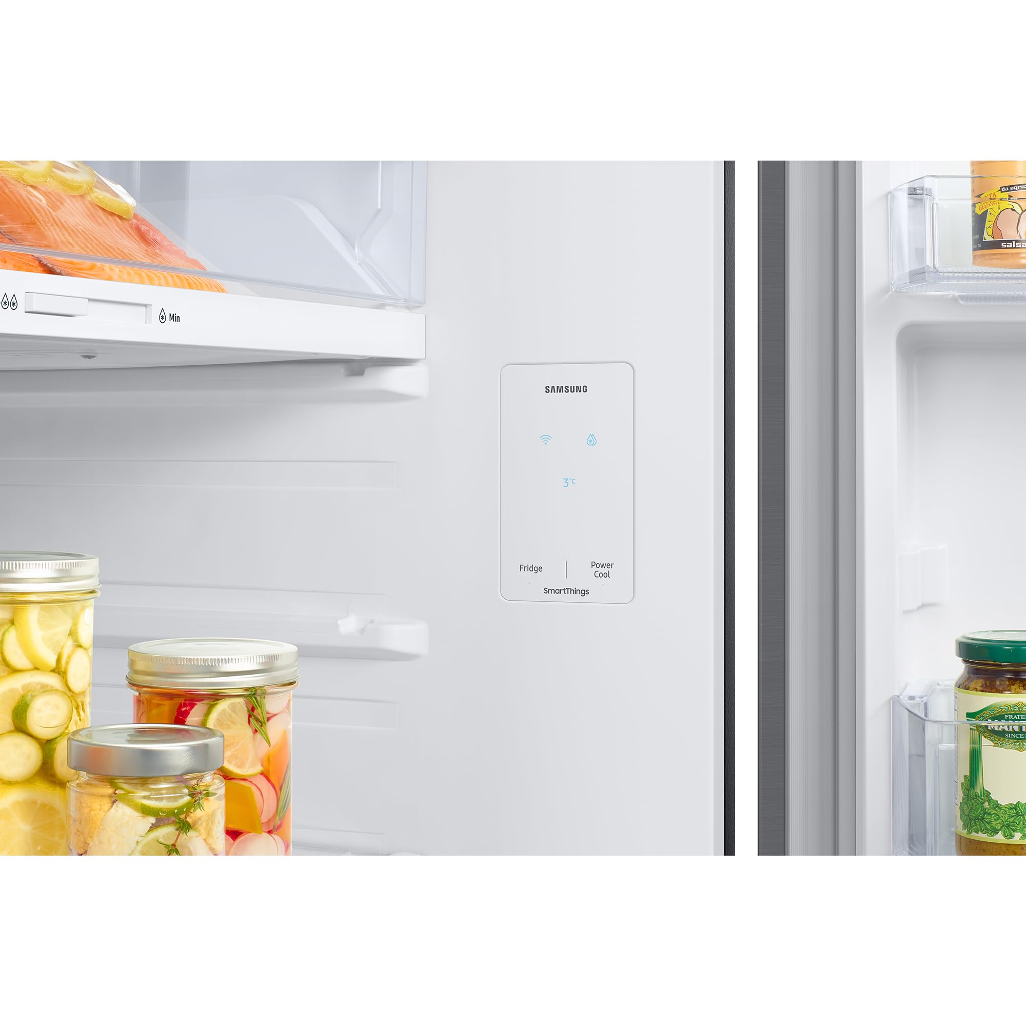 Samsung Frigorífico 2 Puertas No Frost 182.5cm 465L SpaceMax RT47CG6626S9ES | All-Around Cooling, Ahorra hasta un 30% de energía gracias a la IA, Cajón Optimal Fresh+, Compresor duradero