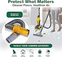 Vista 4 de Crucial Vacuum Manguera compatible con Dyson DC07 All Floors Hose Silver/Yellow No. 904125-51