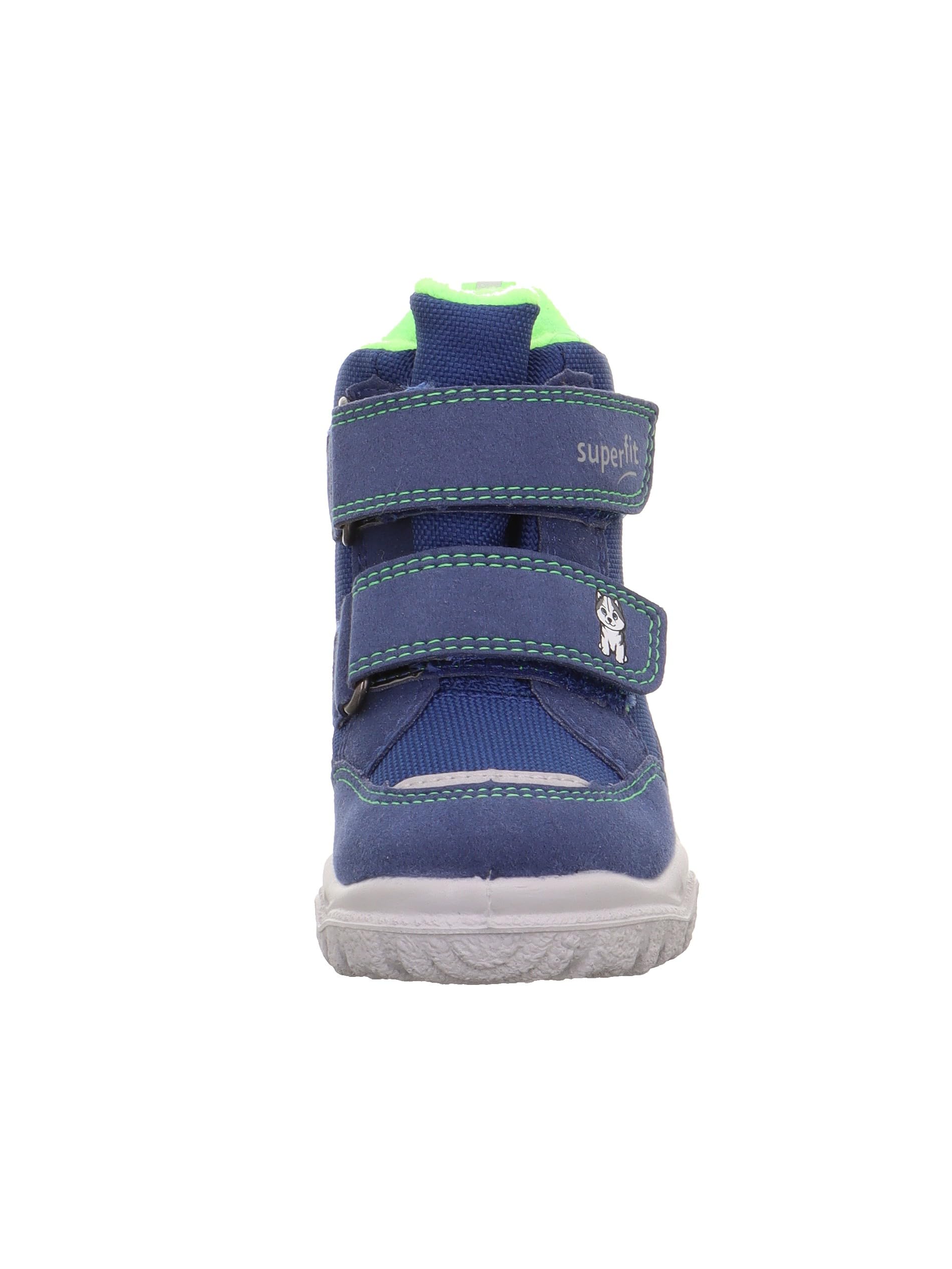 Superfit Jungen Husky1 Warm Gefütterte Sympatex Blau/Hellgrün 8030 Mode-Stiefel, Blau Hellgrün 8030, 25 EU