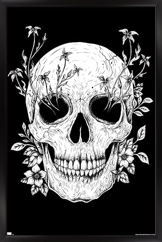 Trends International Episodic Drawing - Floral Skull Wall Poster