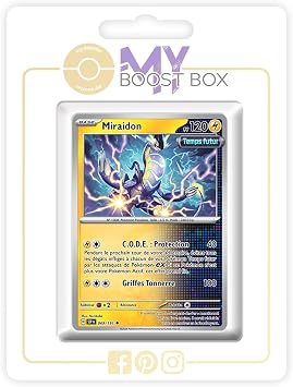 Miraidon 069/191 Future Reverse - my-booster X  carlate et Violet 8 -  tincelles D ferlantes Box of 10 Pokemon French Cards