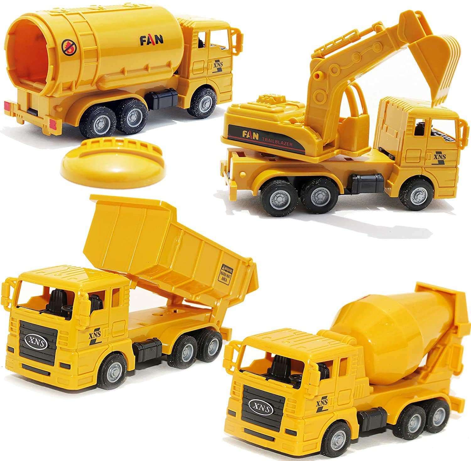 Shashti Shopping Point Construction Vehicles Set, 4 Pack Toys Construction Trucks | Kids Building Cars Birthday For Boys Toddlers |Truck Car For Children 1 To 10 Year Old,Yellow (B0CVF6N1W5) Amazon Price History, Amazon Price Tracker