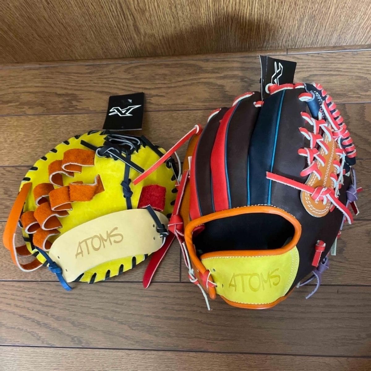 ATOMS トレーニンググローブ 国産 小指2本掛け対応 アトムズ ATOMS