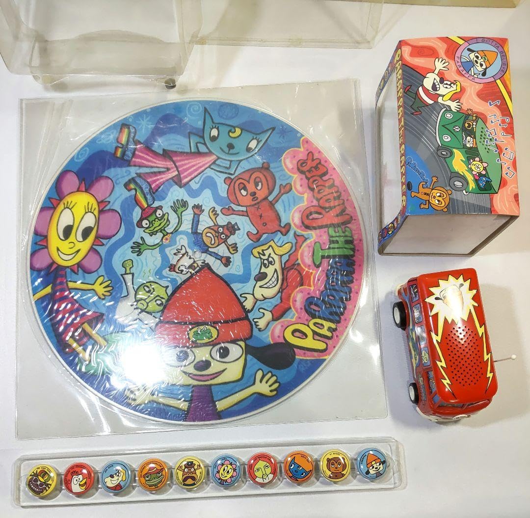 Amazon.co.jp: パラッパラッパースペシャルキット レコード 自走ワゴン 
