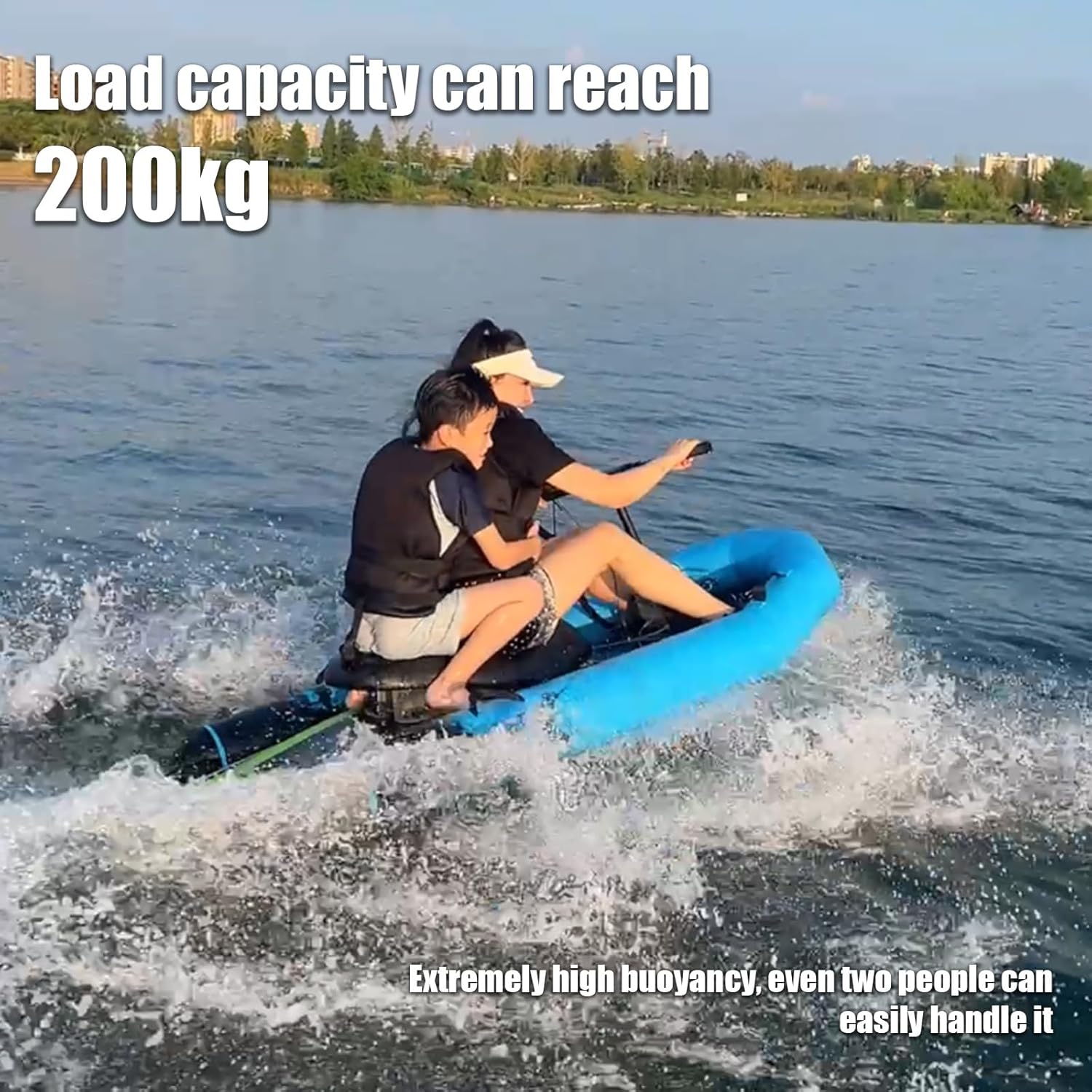 Electric Surfboard Accessories (Excluding Surfboard),Inflatable Combi Boat Kit-Compatible with Hurricane 15,Knight 15,Knight 12,Thrilling e-Surf Action, Conquer Waves, Extreme, Summer Relax