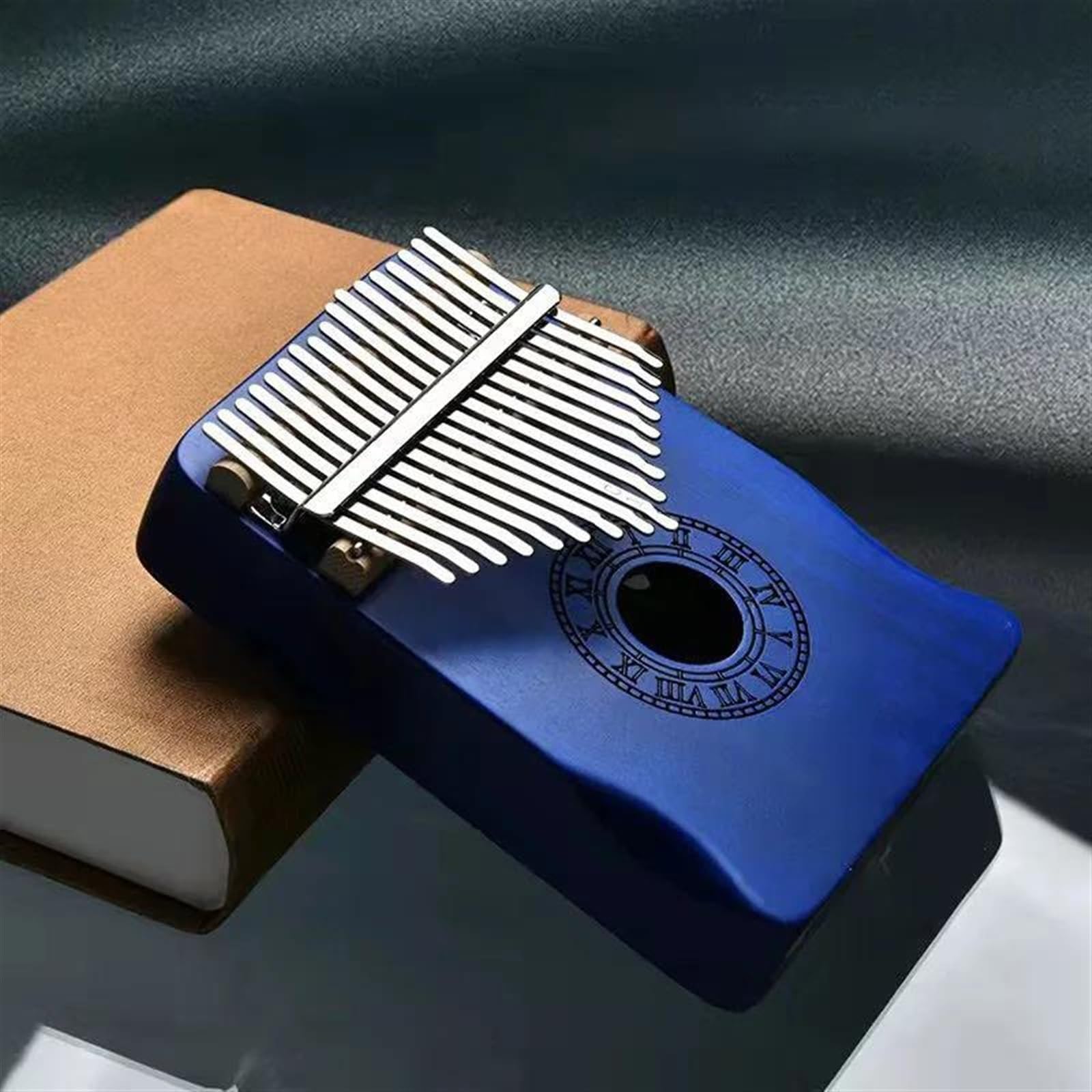 Kalimba 17-klawiszowy Kalimba Mahoń Piano Grający Na Kciuku Przenośny Instrument Muzyczny(A)