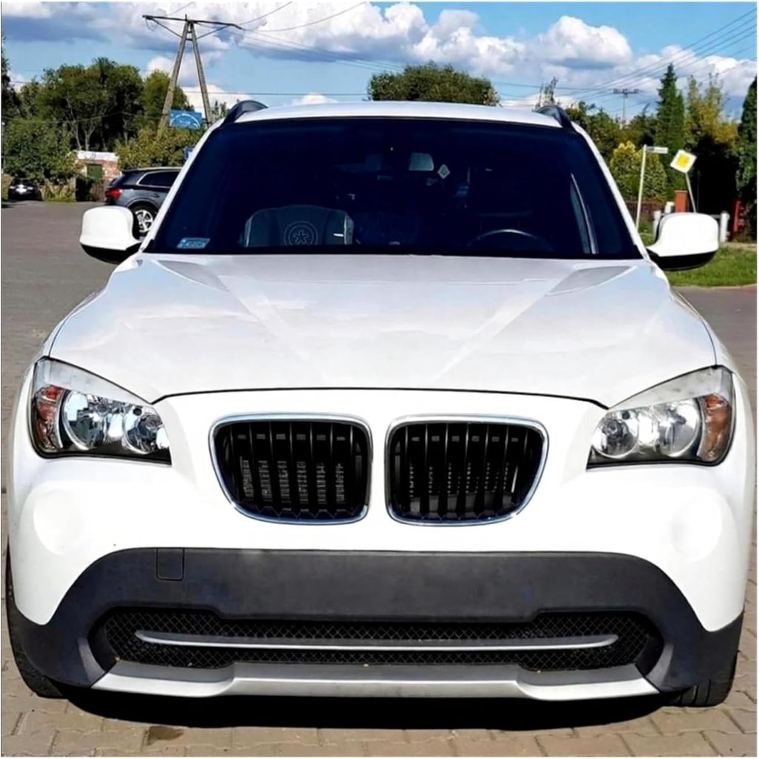 Headlight Headlamp Lens Cover Compatible for BMW X1 E84 2010-2015 car Headlight Cover Cap Automobil Parts accessori(1 Pair)