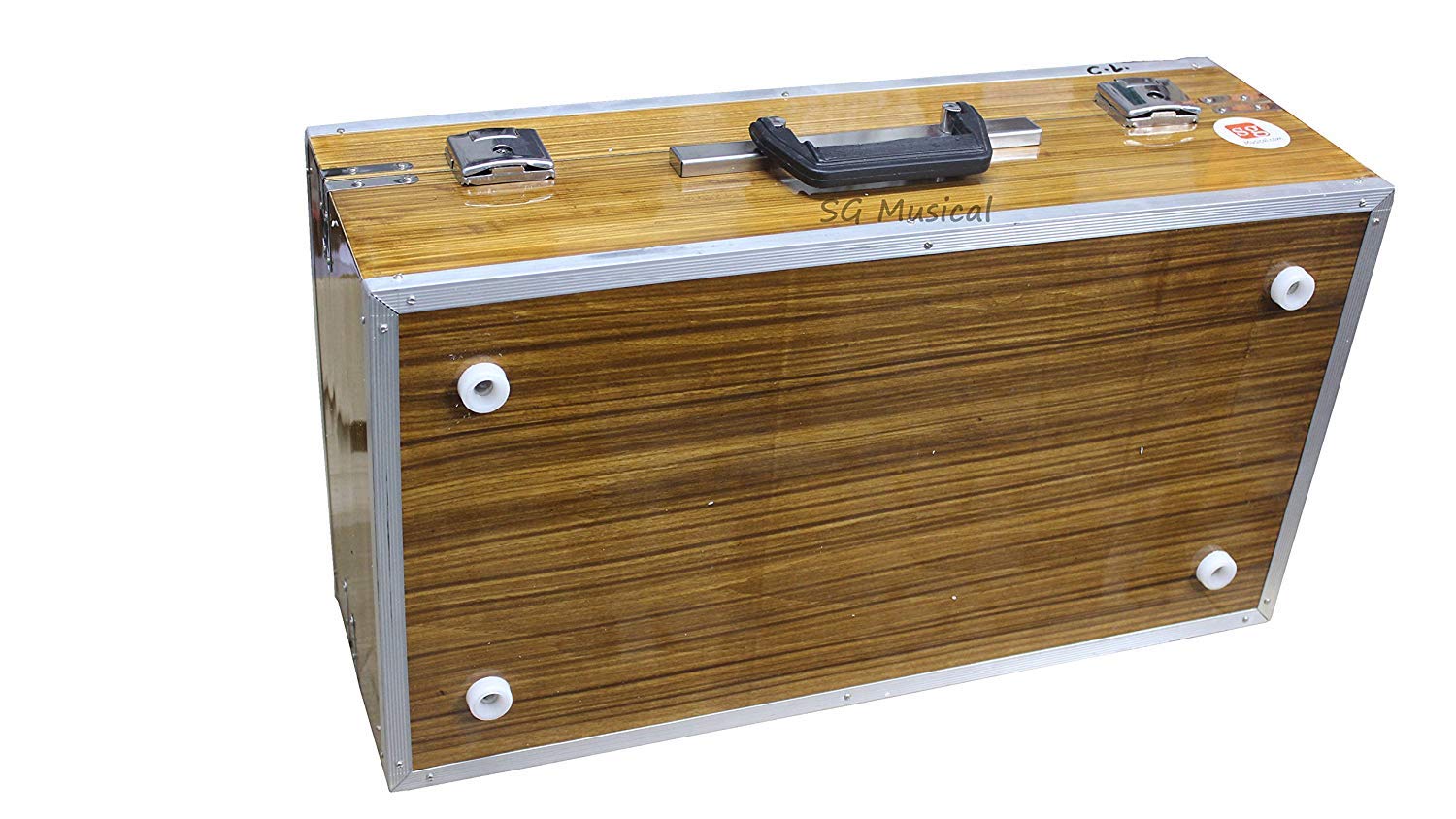 SG MUSICAL� 3 1/2 Octave Folding Harmonium (2Reeds),Quality Harmonium/Quality Reeds: 1 Base + 1 Male for Rich Sound