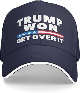 Trump Won hat Get Over It 2024 Election We Took America Back Cap Snapback Hat