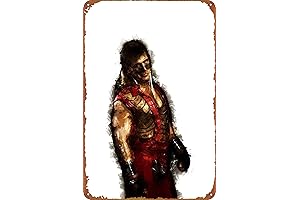 Shawn Michaels Artwork Metal Tin Sign: Vintage Poster for Man Cave Decor