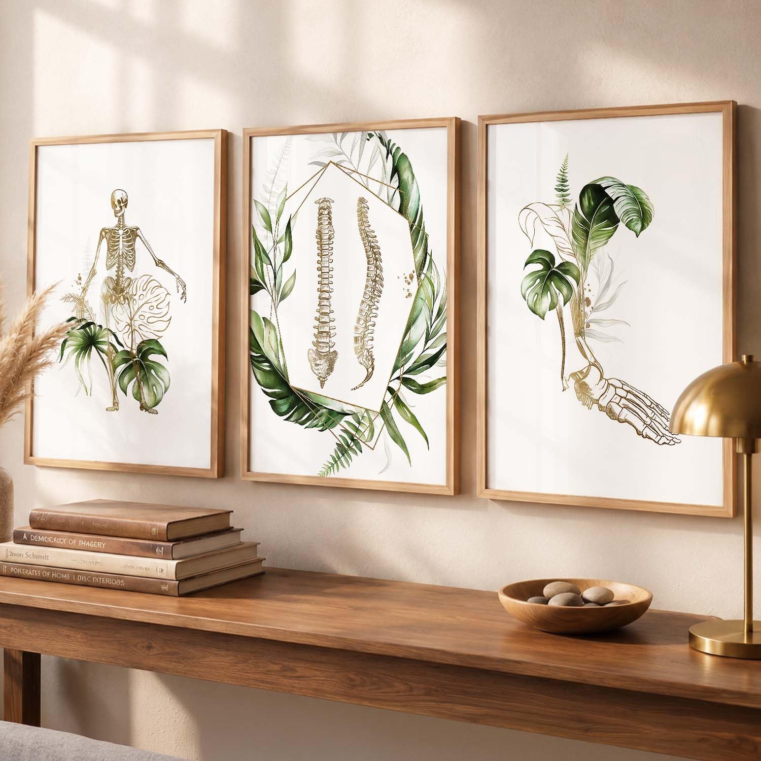 Floral Chiropractic Wall Art Posters - Set of 3 -20 Floral Chiropractic Wall Art Posters - Set of 3 -20