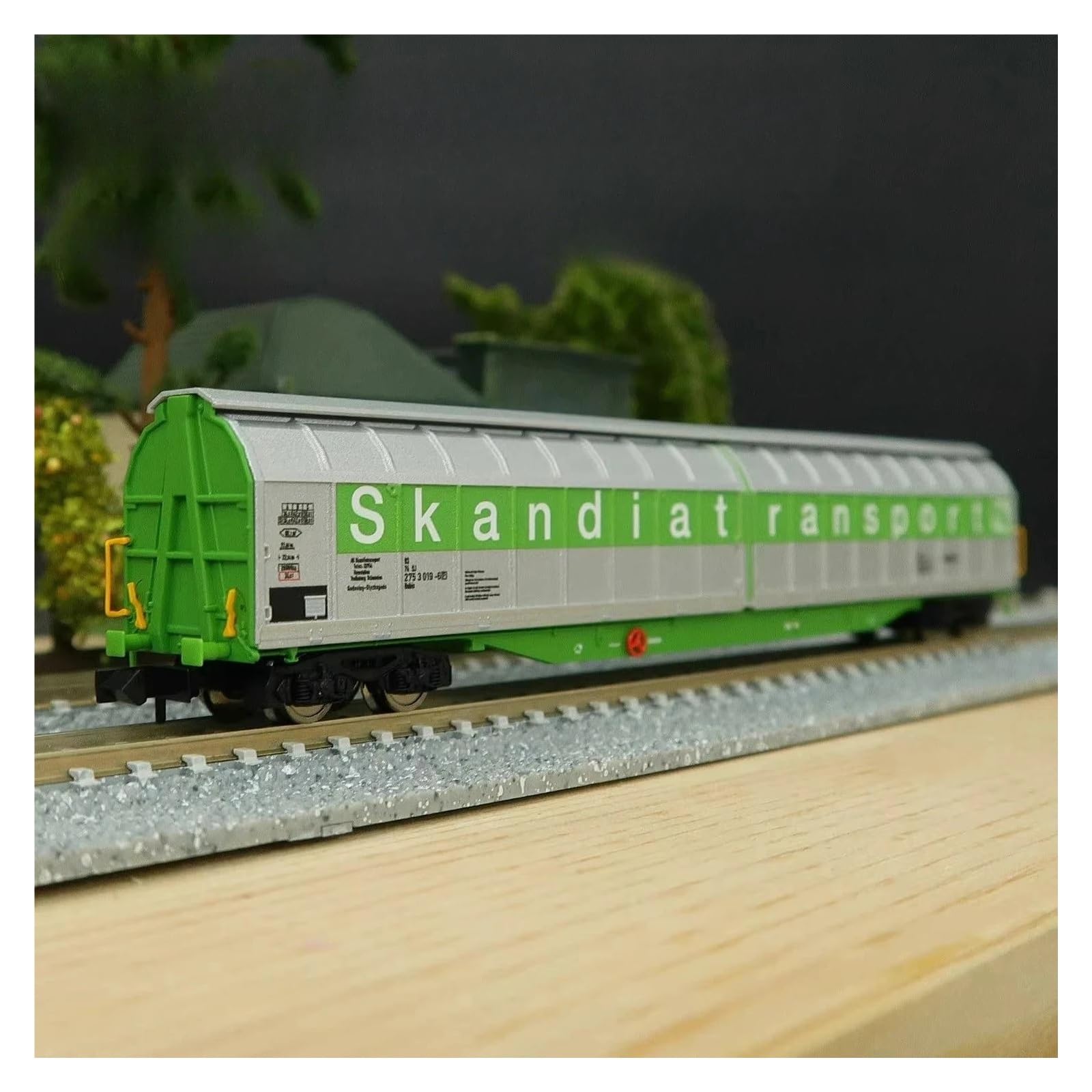 Tren a Escala N Tipo 1/160 para Vagón De Carga Largo, Colección Pintura Coches, Modelo Tren Regalo