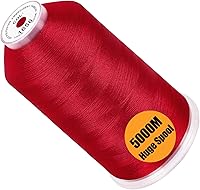 Vista 62 de New brothread - Bobina única de 5000 m de hilo de poliéster para máquina de bordar 40WT para máquinas comerciales y domésticas - Marigold