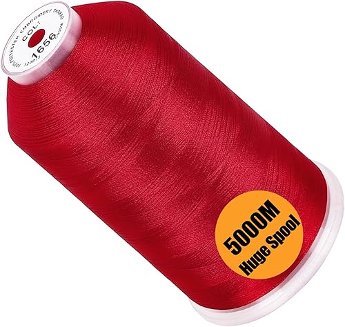 Miniatura 62 de New brothread - Bobina única de 5000 m de hilo de poliéster para máquina de bordar 40WT para máquinas comerciales y domésticas - Marigold