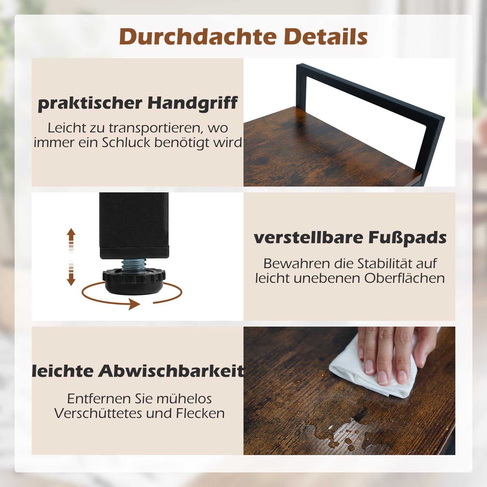 GOPLUS Weinregal für 21 Flaschen, Flaschenregal mit Weinglashalter für 6 Gläser & Gitterregal, freistehender Flaschenständer, Weinflaschenhalter Weinflaschenständer für Esszimmer, Keller (Schwarz)