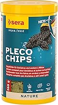 sera pleco Chips 1 L (380 g) | Compound food for ancistrus and loricariids 1.000 ml 380 g | Fast sinking chips for catfish that scrape or suck their food