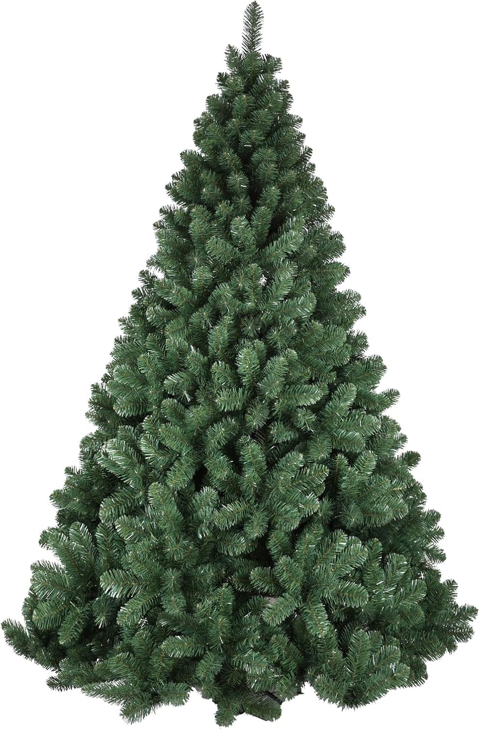 Albero di natale Pino 150 180 210 230 270 CM SUPER FOLTO REALISTICO VERDE NATALE (240CM)