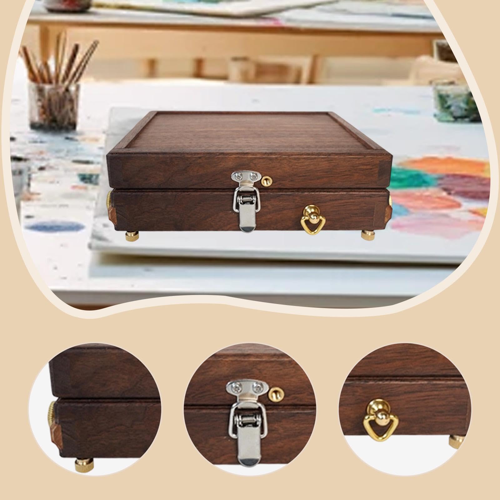 Anywhere Pochade Box Kunststaffelei Leichte Reise Kunstbedarfs Ölgemäldebox