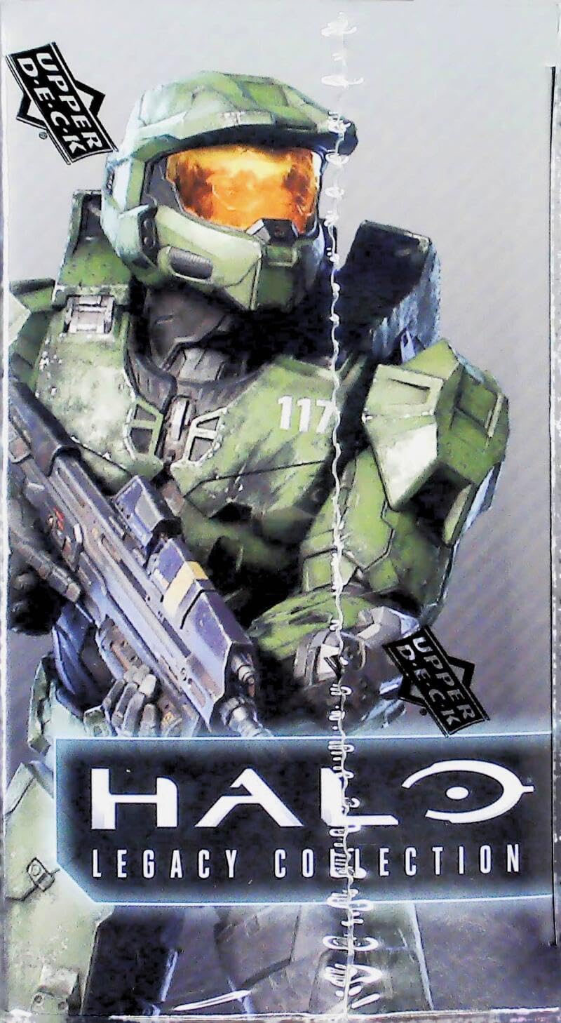 Amazon.com: 2024 Upper Deck Halo Legacy Collection Factory Sealed Blaster  Box 7 Packs of 8 Cards. Chase Unique Acetate Active Camo Variant Cards. :  Sports & Outdoors