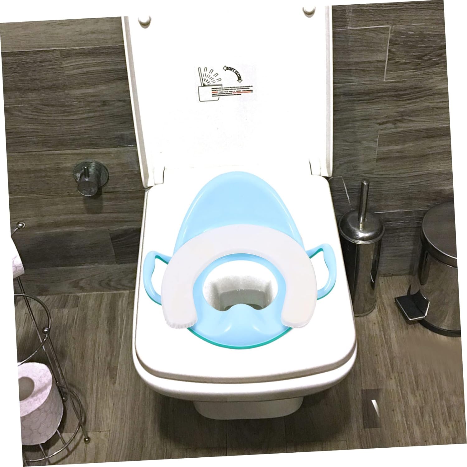 BESPORTBLE 1 Set Potty Training Seat with Handles Comfortable Toilet Trainer for Easy Transition Fits Toilets