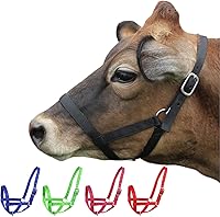 Vista 11 de Derby Originals Cabestros Ajustables de Nylon para Ganado Bovino Rosado