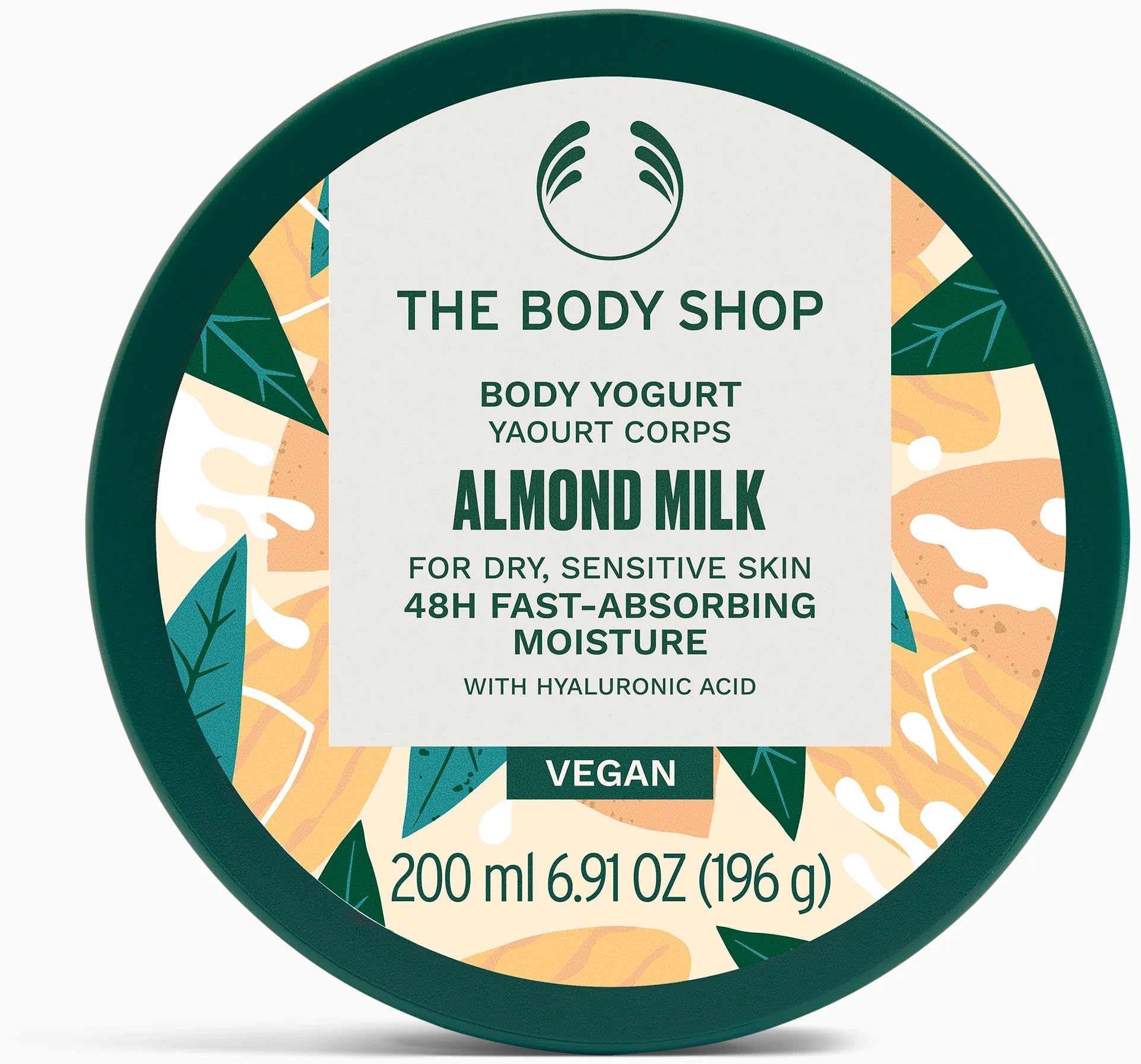 Almond Milk 200ml Body Yogurt for Dry Sensitive Skin - Vegan