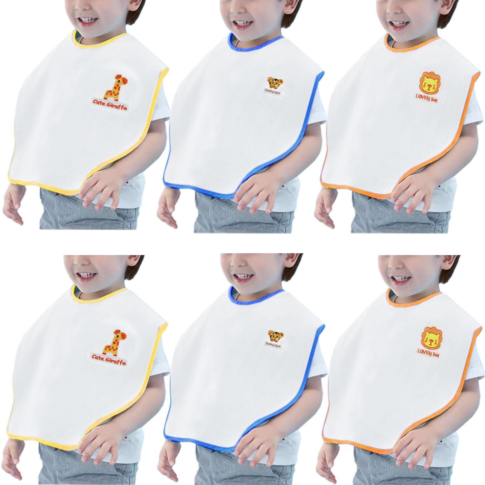 Hwieccogts Bibs,Extra large bibs for Toddlers, Towel Bibs,Waterproof and super absorbent.