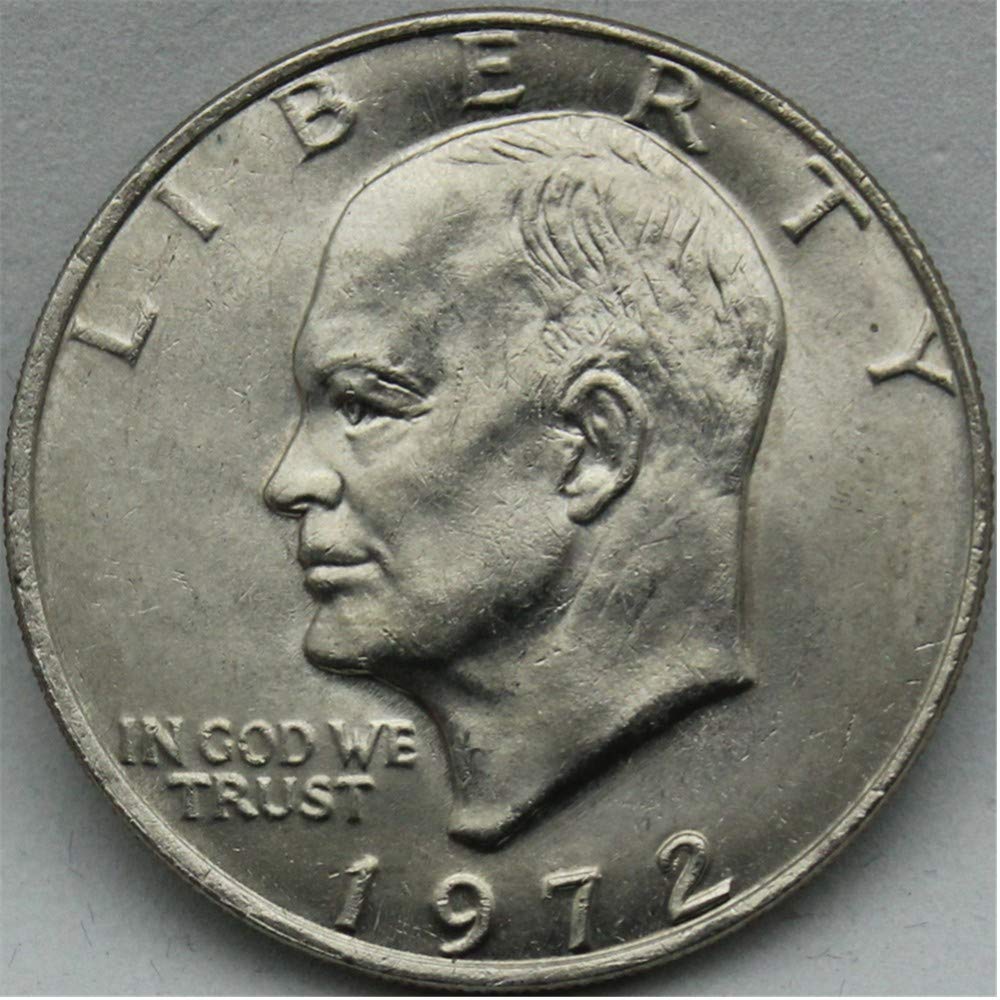 1972 Eisenhower Dollar $1 Brilliant Uncirculated